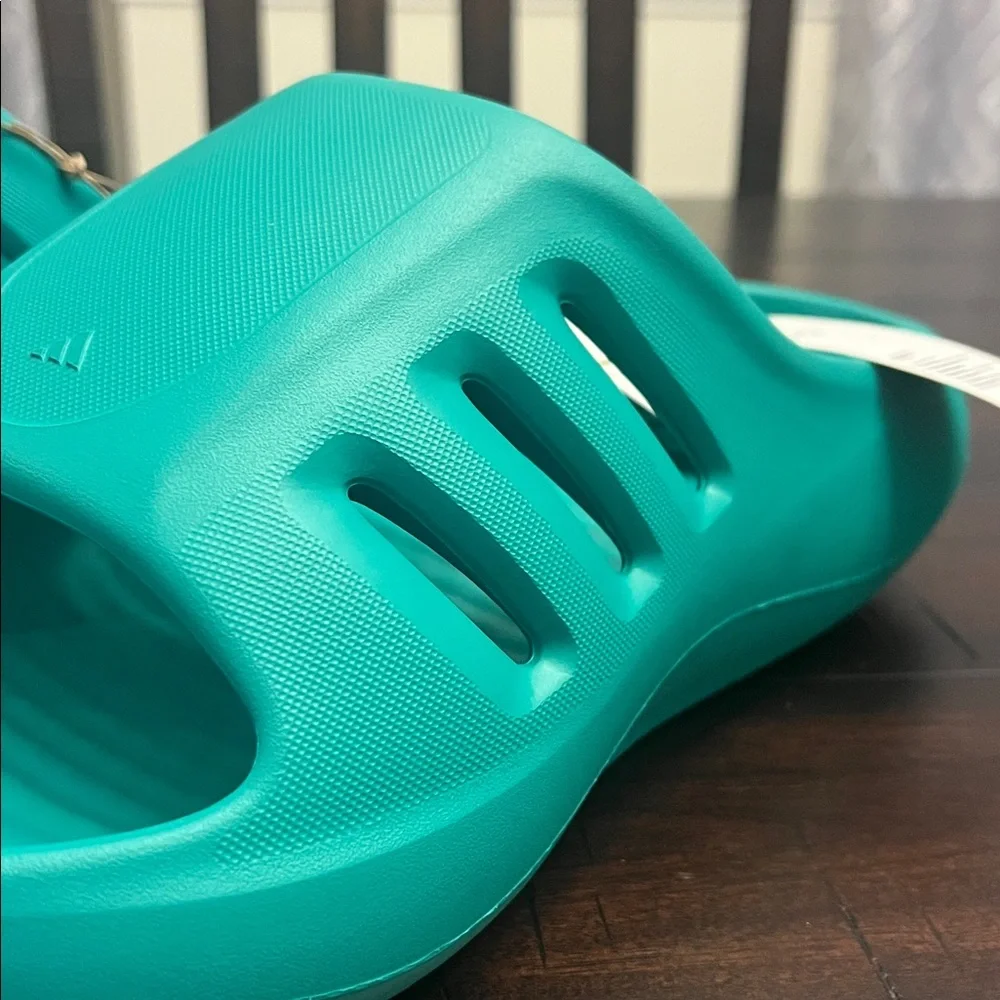 Adidas Adifom IIInfinity Slides Sandals Shoes Teal JQ2637 Mens Size 9 Women’s 10